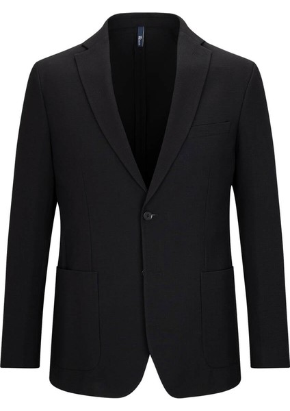 Siyah Slim Fit Mono Yaka Takım Elbise fiyatları