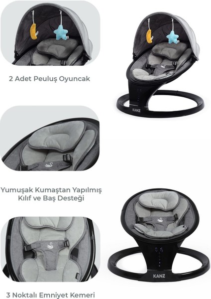 Swan Elektrikli Ana Kucağı Black Edition fiyatları