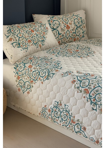 Canary Tek Kişilik Kapitone Dolgulu Pike 4 Mevsim Petek Dsn |yastık Kılıfı Hediye| 160X230CM modelleri