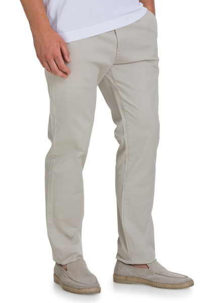 Bej Regular Fit Yandan Cepli Kanvas Pantolon modelleri