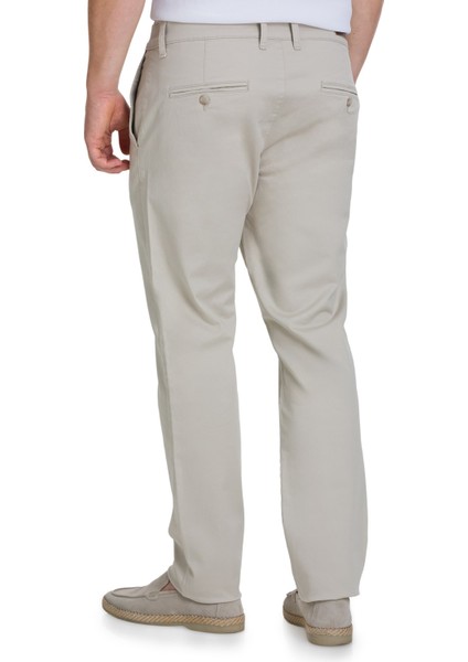 Bej Regular Fit Yandan Cepli Kanvas Pantolon indirimleri