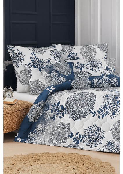 Sardinia Çift Kişilik Kapitone Dolgulu Pike 4 Mevsim Petek Dsn |yastık Kılıfı Hediye| 200X230CM