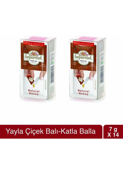 Katla Balla Yayla Çiçek Balı 7 gr x 14 Adet