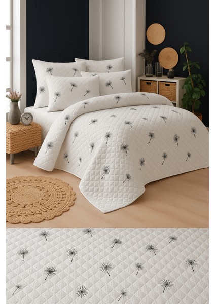 Ibiza Tek Kişilik Kapitone Dolgulu Pike 4 Mevsim Baklava Dsn |yastık Kılıfı Hediye| 160X230CM