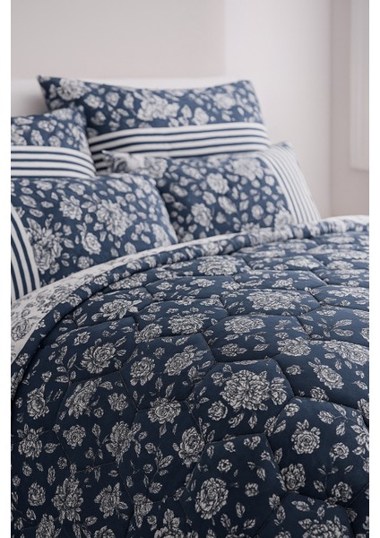 Cayprus Tek Kişilik Kapitone Dolgulu Pike 4 Mevsim Petek Dsn |yastık Kılıfı Hediye| 160X230CM