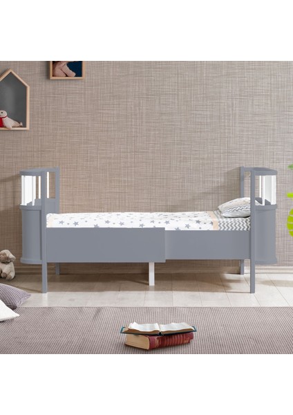 Mdf Beşik, 90X130 Trend Büyüyen Beşik, 90X190 Trend Karyola, Antrasit + 1 Adet 90X130 Comfort Yatak indirimleri