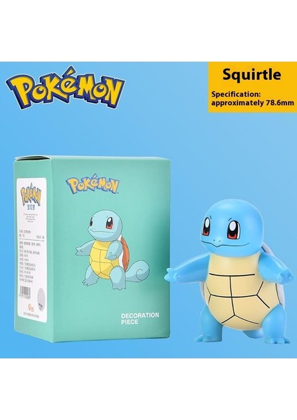Pokemon Blind Box Serisi Süsler Sevimli Bebek Pikachu Modeli El Tipi Ofis Oyuncakları (Yurt Dışından)