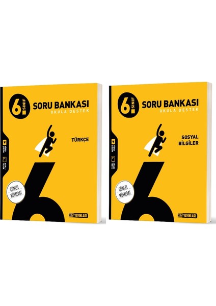 2026 6. Sınıf Türkçe + Sosyal Bilgiler Soru Bankası Seti 2 Kitap