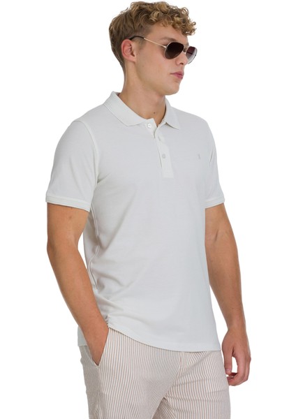 Taş Regular Fit 100% Pamuklu Polo Yaka Tişört