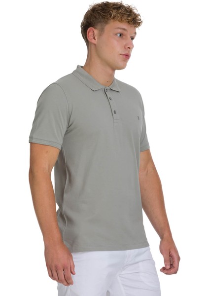 Haki Regular Fit 100% Pamuklu Polo Yaka Tişört modelleri