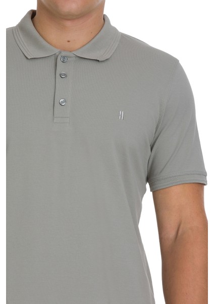 Haki Regular Fit 100% Pamuklu Polo Yaka Tişört fırsatları