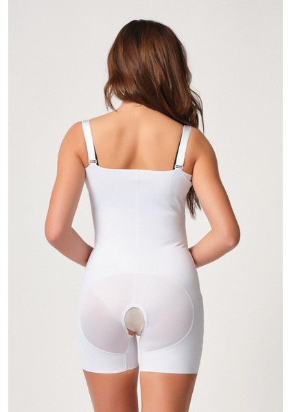 Beyaz Mı Emay 2834 Göğsü Açık Ferumalı Tül Popo Boy Lazer Korse modelleri