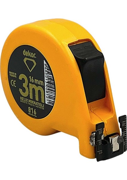 Şerit Metre Helix Mıknatıslı 3X16MM