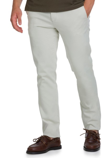 Mavi Regular Fit Yandan Cepli Kanvas Pantolon