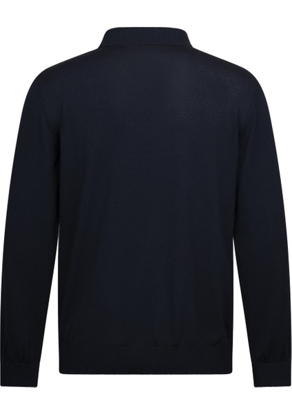 Lacivert Regular Fit Fermuarlı Yarım Balıkçı Yaka Kazak fiyatları