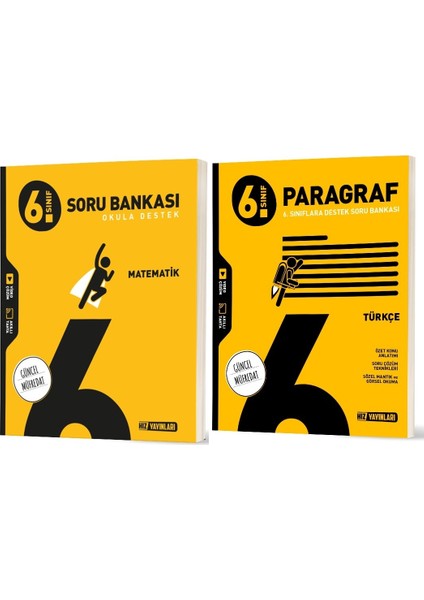 2026 6. Sınıf Matematik + Paragraf Soru Bankası Seti 2 Kitap