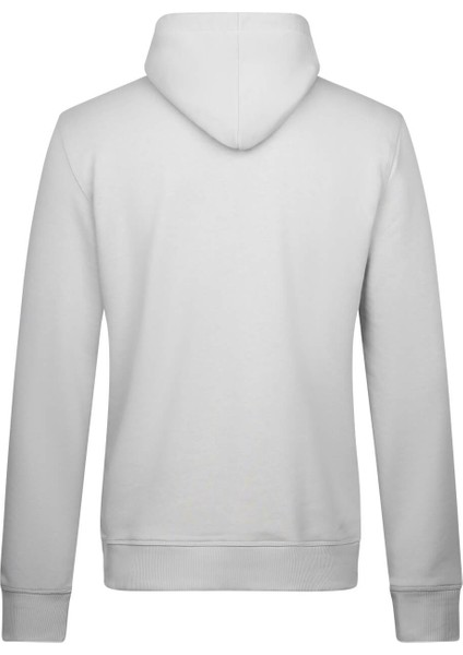 Gri Regular Fit Pamuklu Kapüşonlu Kanguru Cepli Sweatshirt fiyatları