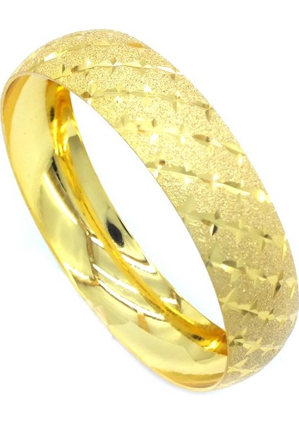 Altın Kaplama Simli Yıldızlı Baklava 1.5 cm Bilezik BLZ-3072