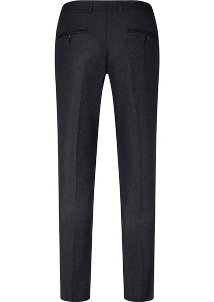 Siyah Slim Fit Yandan Cepli Kumaş Pantolon modelleri