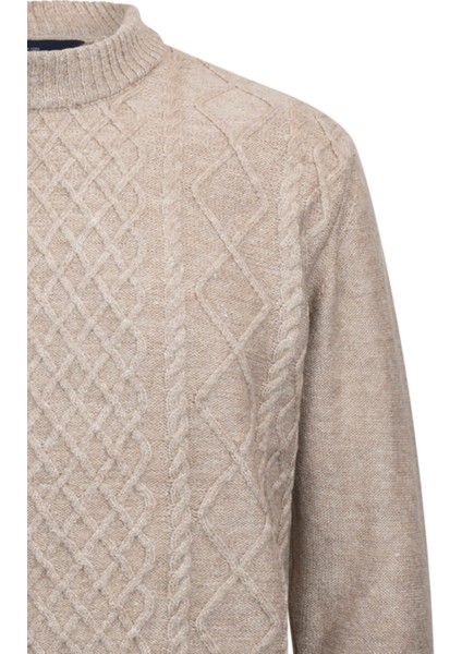 Vizon Regular Fit Jakarlı Çeyrek Balıkçı Yaka Triko Kazak modelleri