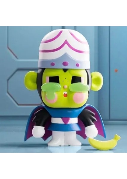 Orijinal Uçan Küçük Polis Kızları Serisi Crybaby Figür Surpona Sevimli Model Masaüstü Süsler Model Dekor Oyuncaklar Doğum Günü Hediyesi: Mojo Jojo (Yurt Dışından)