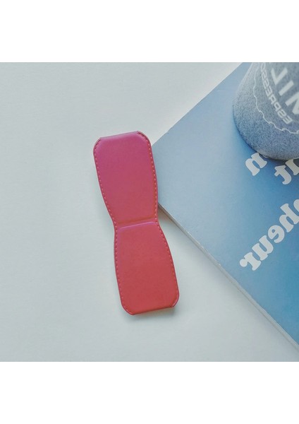 Manyetik Bileklik Halkası Kavrama Cep Telefonu Tutucu Sticker Yapıştır Cep Telefonu Tutucu Küçük Bel Şekli Cep Telefonu Tutucu Renk: Gül (Yurt Dışından)