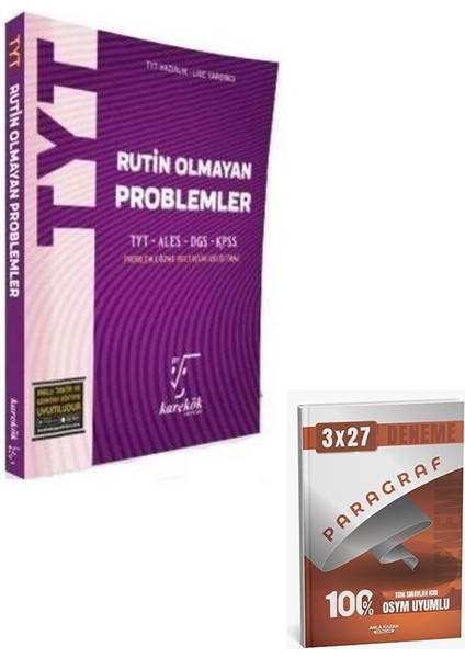 Karekök 2026 Tyt Rutin Olmayan Problemler+Anla Kazan Paragraf