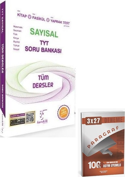 Karekök 2026 Tyt Sayısal Tüm Dersler Soru Bankası+Anla Kazan Paragraf