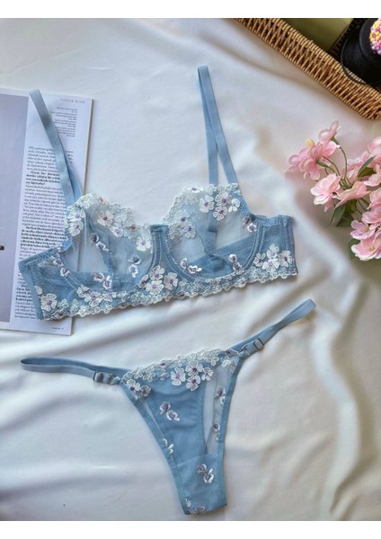 Çiçek Desenli Bra Sütyen Takım fiyatları