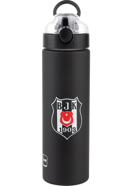 Tritan Logo Baskılı Matara 630 ml Mat Siyah (25387) modelleri