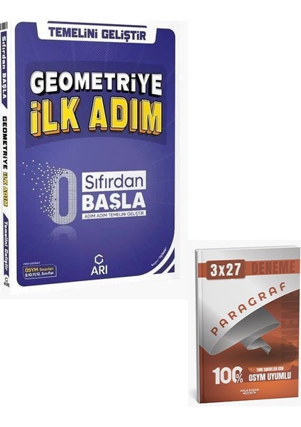 Arı 2026 0 Sıfırdan Başla Geometriye Ilk Adım+Anla Kazan Paragraf