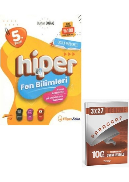 Hiper 2026 5. Sınıf Hiper Fen Bilimleri Konu Anlatımlı Soru Bankası+Anla Kazan Paragraf