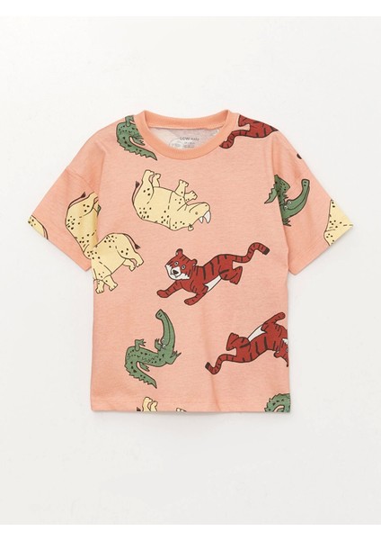 Lcw Baby Mercan Bisiklet Yaka Kısa Kollu Erkek Bebek Tişört ve Şort 2'li Takım fiyatları