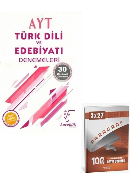 Karekök 2026 Ayt Türk Dili ve Edebiyatı 30LU Deneme+Anla Kazan Paragraf