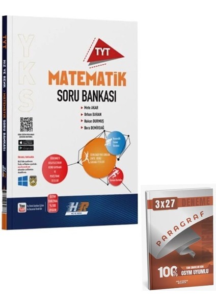Hız ve Renk Yks Tyt Matematik Soru Bankası+Anla Kazan Paragraf