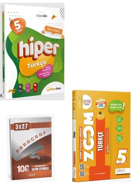 Hiper+Günay 2026 5. Sınıf Hiper Türkçe Konu Anlatımlı Soru Bankası