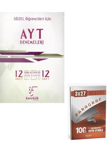 Karekök 2026 Ayt Sözel 12 Deneme+Anla Kazan Paragraf