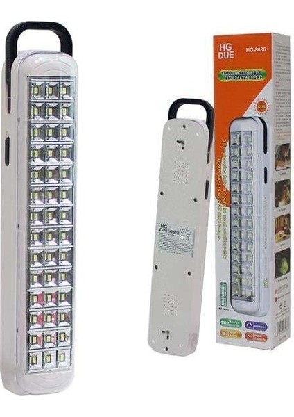 HG-8036 Işıldak Şarjlı 42 LED 2400MAH