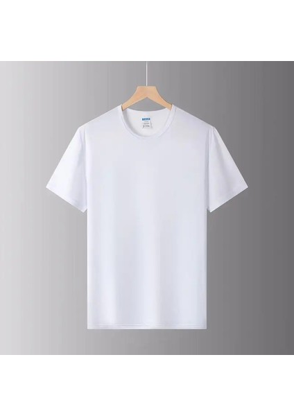 Logo ve Metin Kısa Kollu Tişörtleri Olan Erkekler ve Kadınlar Için Özel Baskılı Hızlı Kuruyan Tişörtler Orijinal Tasarım Hediyesi 4xl Renk: Beyaz/boyut: M (Yurt Dışından)