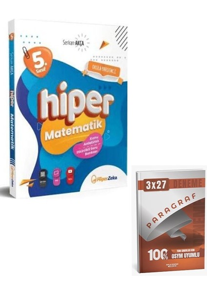 Hiper 2026 5. Sınıf Hiper Matematik Konu Anlatımlı - Etkinlikli Soru Bankası+Anla Kazan Paragraf