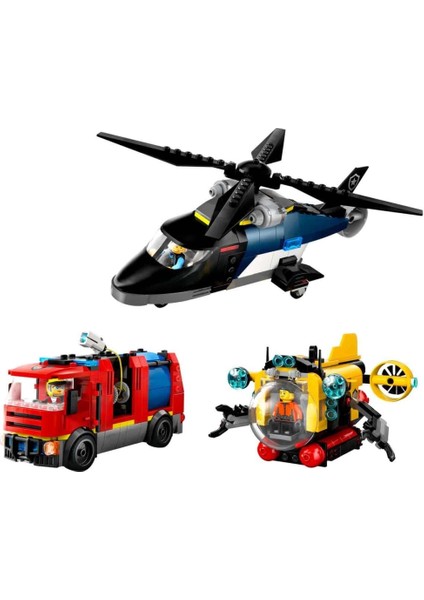Nessiworld City Helikopter, Itfaiye Kamyonu ve Denizaltı Karışımı 60462