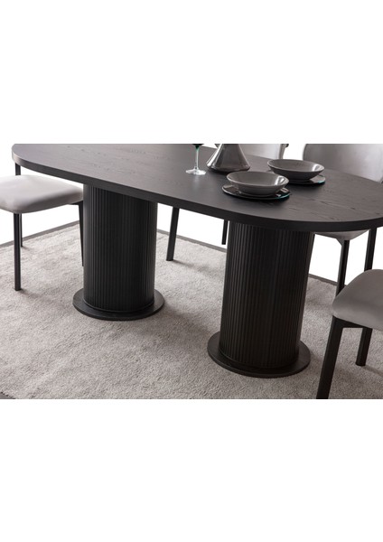 Asenkron Modern Yemek Masası Takımı 6 Sandalye modelleri