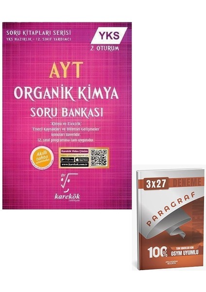 Karekök 2026 Ayt Organik Kimya Soru Bankası+Anla Kazan Paragraf