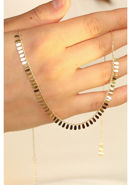 Pullu Altın Kolye CGKKLY242