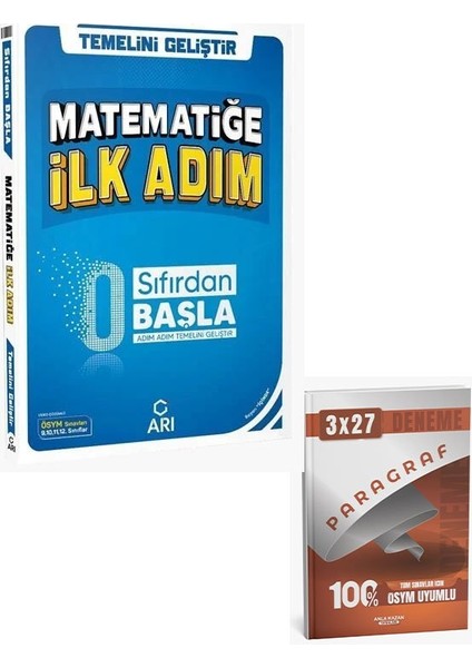 Arı 2026 0 Sıfırdan Başla Matematik Matematiğe Ilk Adım+Anla Kazan Paragraf