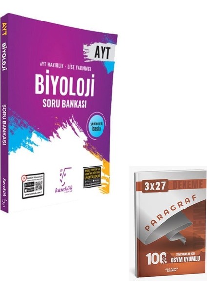 Karekök 2026 Ayt Biyoloji Soru Bankası+Anla Kazan Paragraf