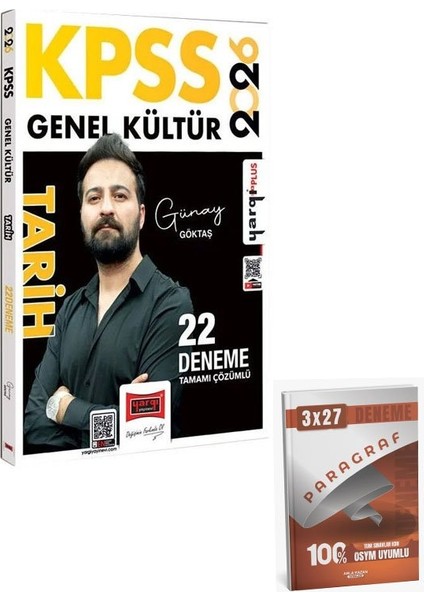 Yargı 2026 Kpss Tarih 22 Deneme Çözümlü+Anla Kazan Paragraf