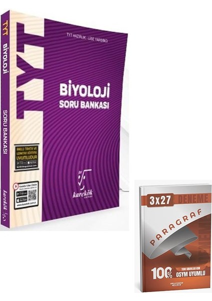 Karekök 2026 Tyt Biyoloji Soru Bankası+Anla Kazan Paragraf