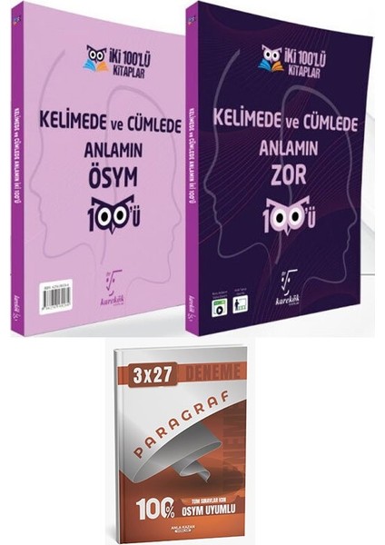Karekök 2026 Kelimede ve Cümlede Anlamın Zor Ösym 100 Ü+Anla Kazan Paragraf
