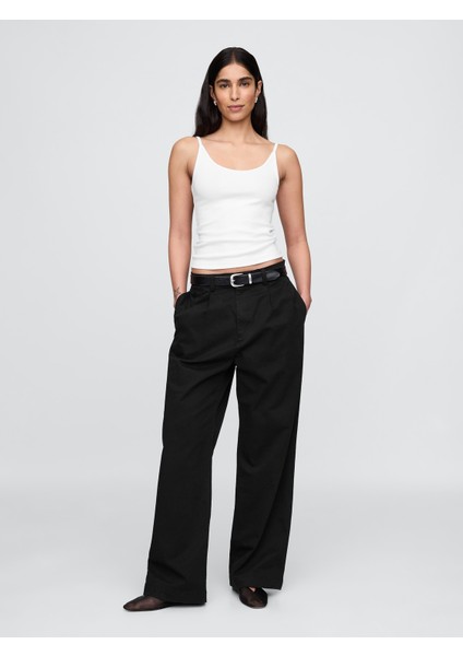 Kadın Beyaz Modern Crop Cami fırsatları